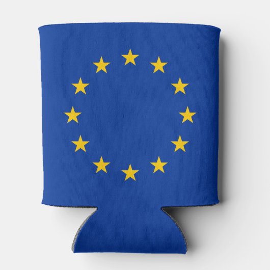 Vlag Europese Unie Blikjeskoeler (Achterkant)