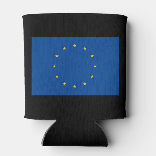 Vlag Europese Unie Blikjeskoeler (Achterkant)