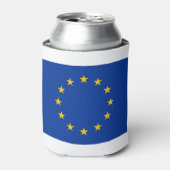Vlag Europese Unie Blikjeskoeler (Blikje Voorkant)