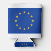 Vlag Europese Unie Blikjeskoeler (Voorkant)
