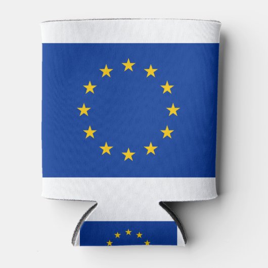 Vlag Europese Unie Blikjeskoeler (Voorkant)