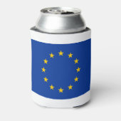 Vlag Europese Unie Blikjeskoeler (Blikje Achterkant)