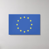 Vlag Europese Unie Canvas Afdruk (Voorkant)