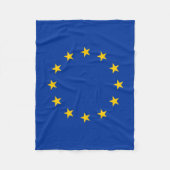 Vlag Europese Unie Fleece Deken (Voorkant)