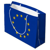 Vlag Europese Unie Groot Cadeauzakje (Achterkant Gekanteld)