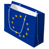 Vlag Europese Unie Groot Cadeauzakje (Voorkant Gekanteld)