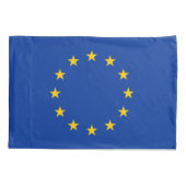 Vlag Europese Unie Kussensloop (Achterkant)