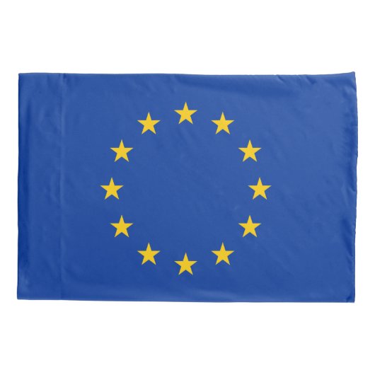 Vlag Europese Unie Kussensloop (Achterkant)