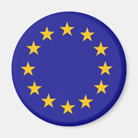 Vlag Europese Unie Magneet (Voorkant)