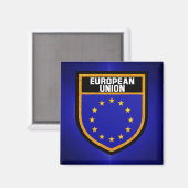 Vlag Europese Unie Magneet (Voorkant / Achterkant)