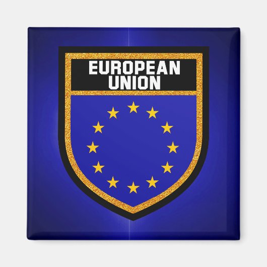Vlag Europese Unie Magneet (Voorkant)