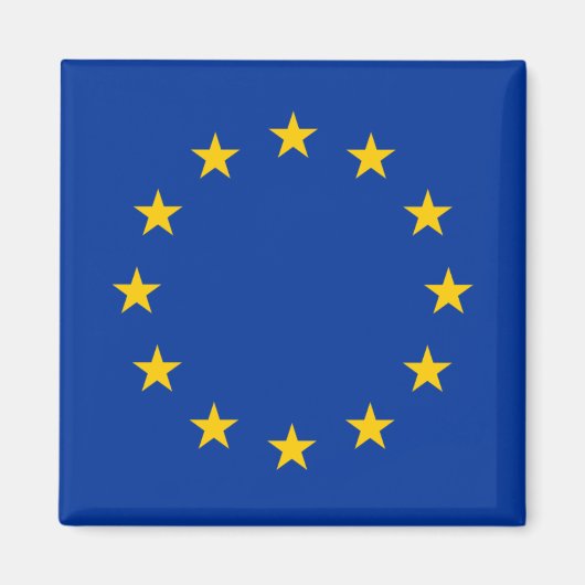 Vlag Europese Unie Magneet (Voorkant)
