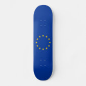 Vlag Europese Unie Persoonlijk Skateboard (Voorkant)