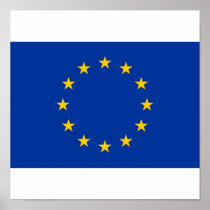 Vlag Europese Unie Poster
