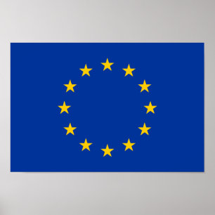 Vlag Europese Unie Poster