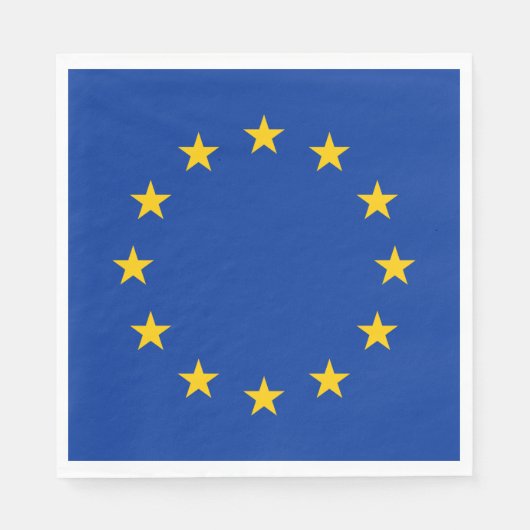 Vlag Europese Unie Servet (Voorkant)