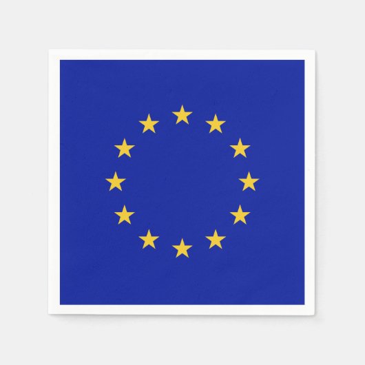 Vlag Europese Unie Servetten (Voorkant)