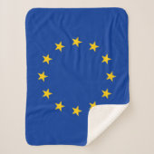 Vlag Europese Unie Sherpa Deken (Voorkant)