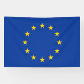 Vlag Europese Unie Spandoek (Horizontaal)