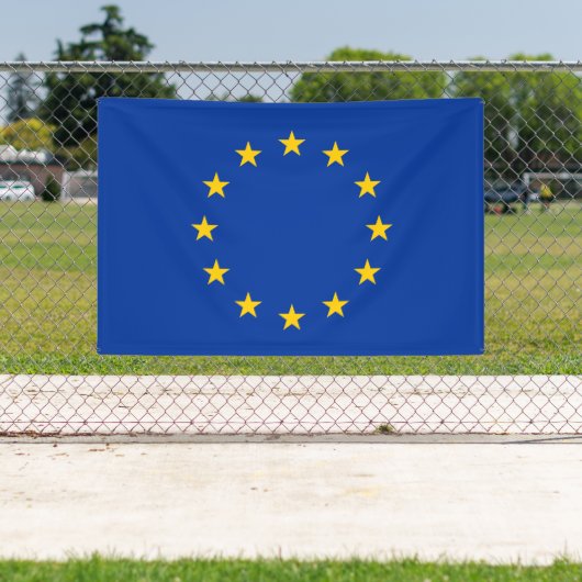 Vlag Europese Unie Spandoek (Insitu)