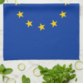 Vlag Europese Unie Theedoek (Gevouwen)