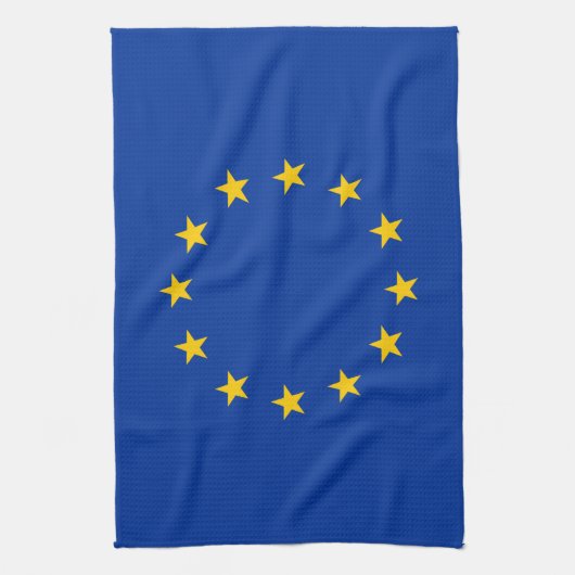 Vlag Europese Unie Theedoek (Verticaal)