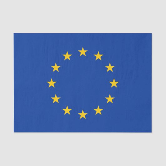 Vlag Europese Unie Tissuepapier (Voorkant)