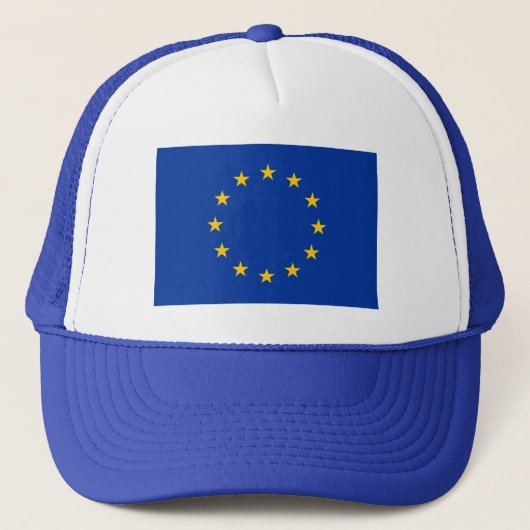 Vlag Europese Unie Trucker Pet (Voorkant)