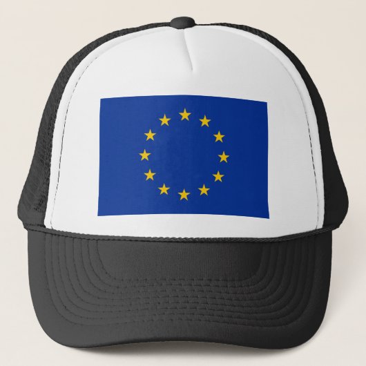 Vlag Europese Unie Trucker Pet (Voorkant)