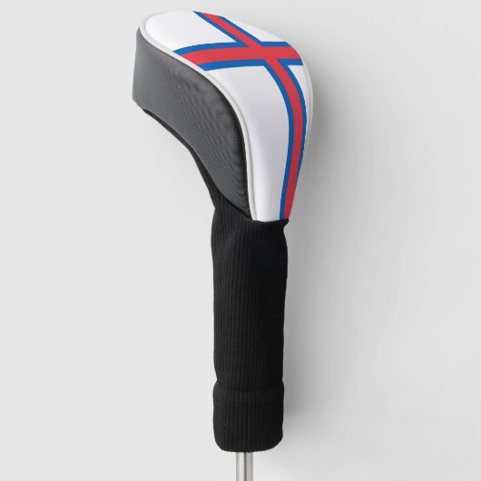 Vlag Faeröer (DENEMARKEN) Golfheadcover (Schuin)