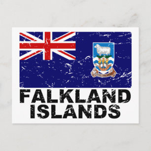  vlag Falklandeilanden Briefkaart