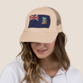 Vlag Falklandeilanden Hoed Trucker Pet (In situ)