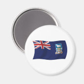 Vlag Falklandeilanden Magneet (Voorkant / Achterkant)