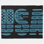 Vlag fleece deken (Voorkant (Horizontaal))