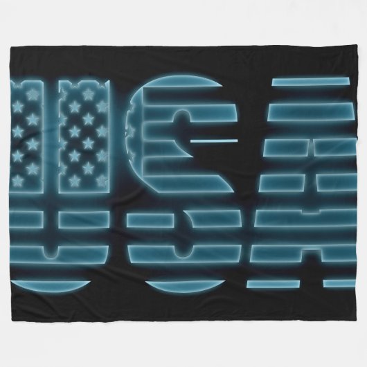 Vlag fleece deken (Voorkant (Horizontaal))