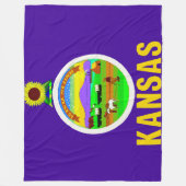 Vlag fleece deken (Voorkant)