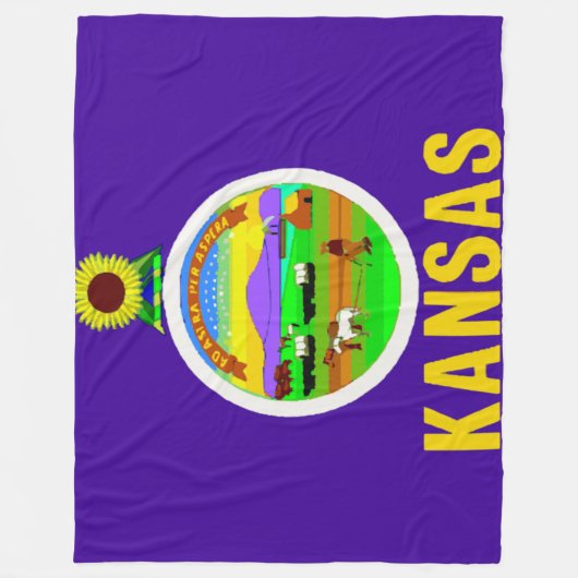 Vlag fleece deken (Voorkant)