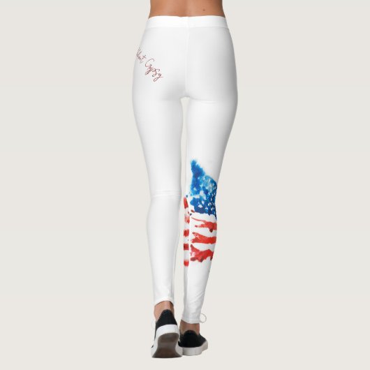 Vlag, Fluwelen Zigeuner Leggings (Achterkant)