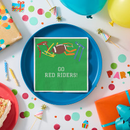 Vlag Football Banket Einde van het Seizoen Party Servet