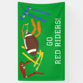 Vlag Football Banket Einde van het Seizoen Party Spandoek (Verticaal)