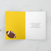 Vlag Football Coach Speler Gepersonaliseerd Kaart (Binnen)