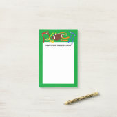 Vlag Football Coach Speler Gepersonaliseerd Post-it® Notes (Op bureau)