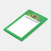 Vlag Football Coach Speler Gepersonaliseerd Post-it® Notes (Schuin)