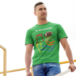 Vlag Football Coach Speler Gepersonaliseerd T-shirt