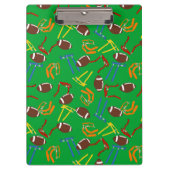 Vlag Football Coaches Gepersonaliseerd Klembord (Voorkant)