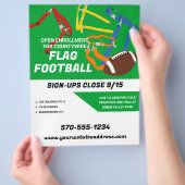 Vlag Football League Flyer (Hand)