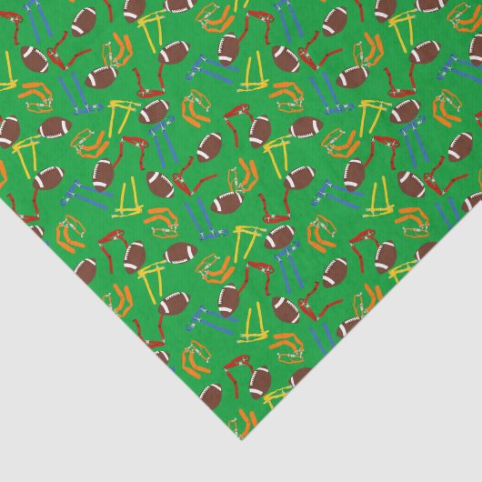 Vlag Football patroon Tissuepapier (Detail)