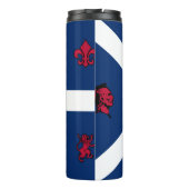 Vlag Fort Wayne, Indiana Thermal Tumbler Thermosbeker (Achterkant)