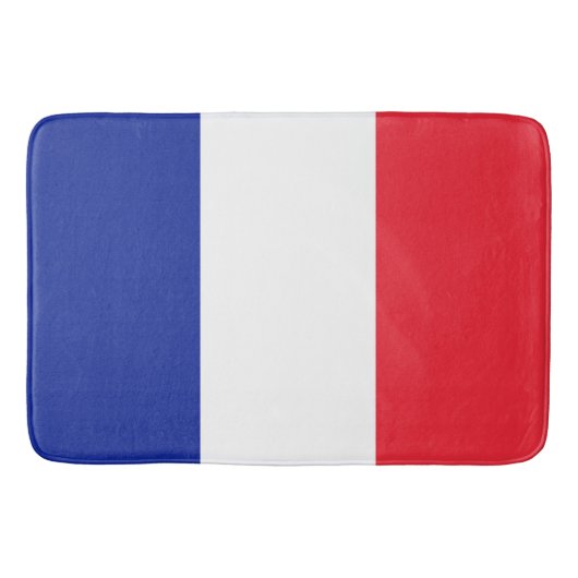 Vlag France Tricolore Badmat (Voorkant)