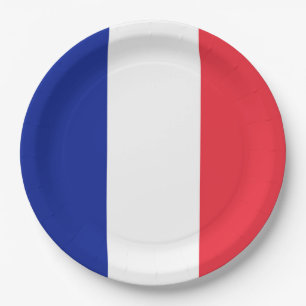 Vlag France Tricolore Papieren Bordje